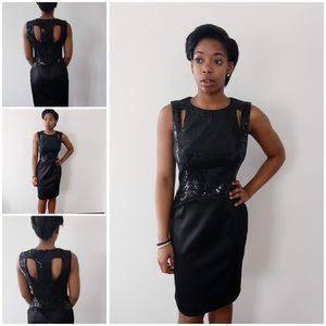 Vince Camuto Black, Sequin Dress!